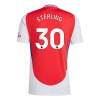 Maillot de Supporter Arsenal Sterling 30 Domicile 2024-25 Pour Homme